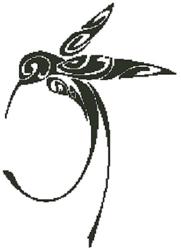 (image for) Hummingbird Silhouette